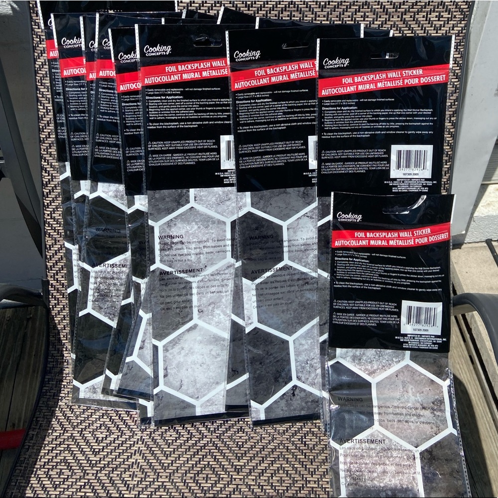 Adhesive Back splash 13 sheets